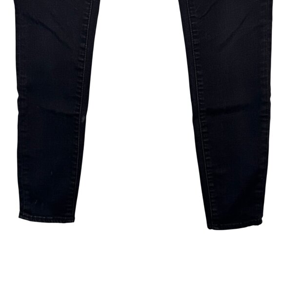 Articles of Society Black High Waisted Skinny Jeans Pants Goth Punk Emo Metal 27 - Picture 4 of 6